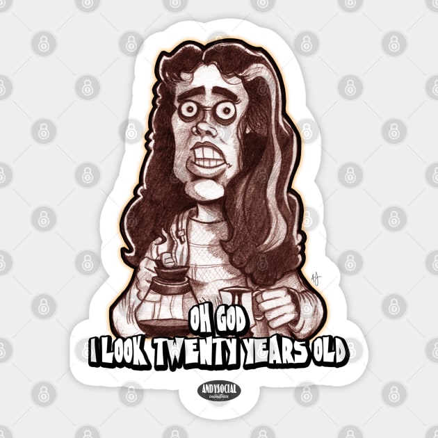 Nancy Thompson Sticker by AndysocialIndustries